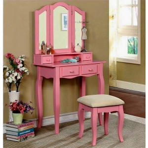 CM-DK6846PK : Trọn Bộ Bàn Trang Điểm - Màu Hồng